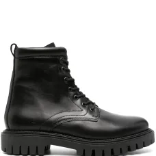 Ботинки с тисненым логотипом