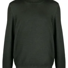 Джемпер из вирджинской шерсти с высоким воротником