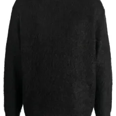 Флисовый джемпер с круглым вырезом