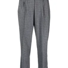 Зауженные брюки с завышенной талией