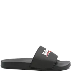 Шлепанцы с тисненым логотипом