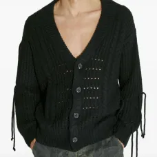 Кардиган с ремешками