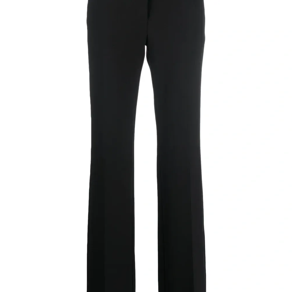 Прямые брюки со складками