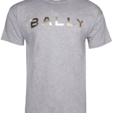 Меланжевая футболка с логотипом