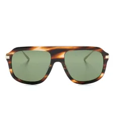 Солнцезащитные очки-пилоты черепаховой расцветки Солнцезащитные очки-пилоты черепаховой расцветки