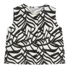 Топ с геометричным узором