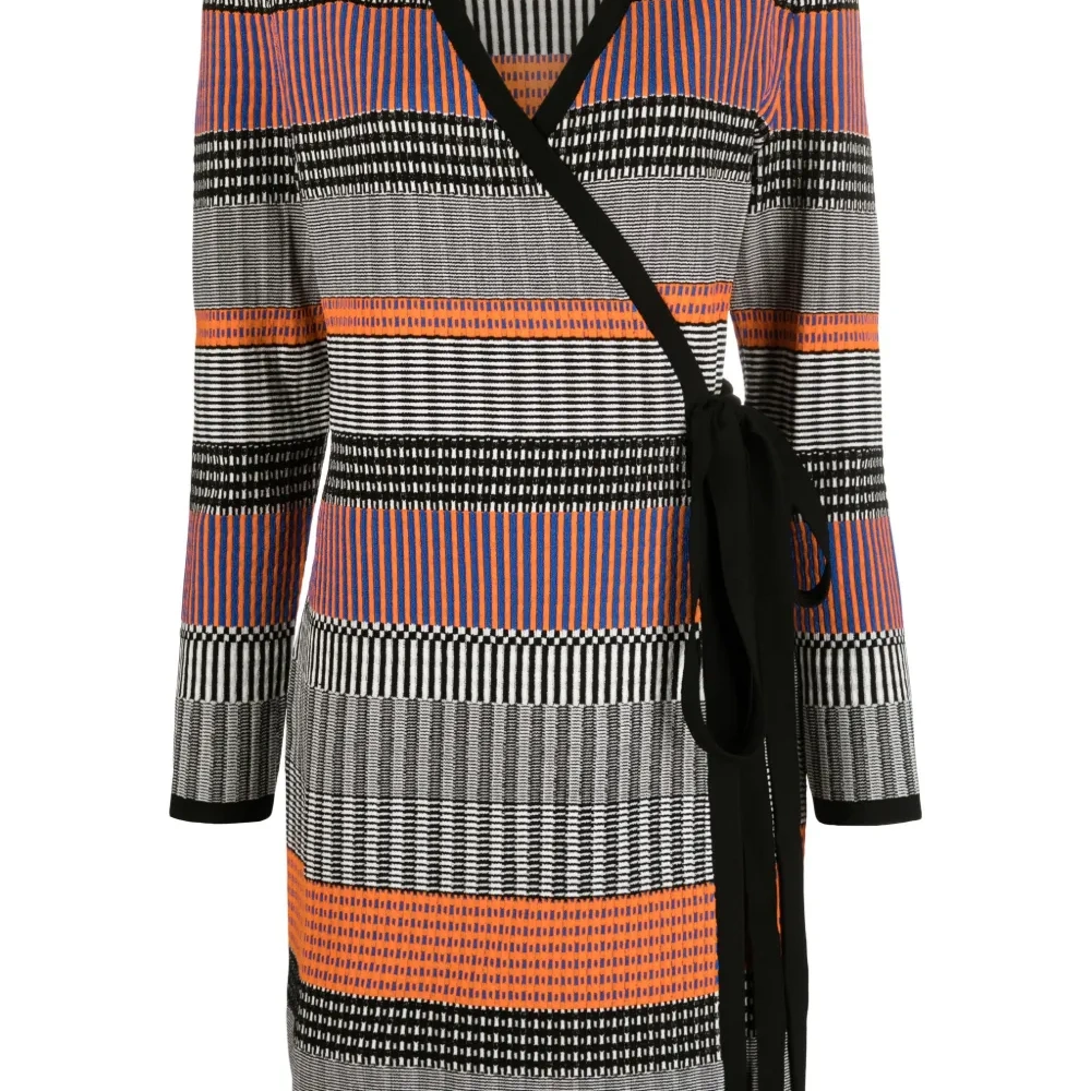 Платье Brigid в рубчик с геометричным узором