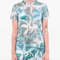 Футболка с абстрактным принтом