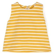 Вязаный топ в полоску