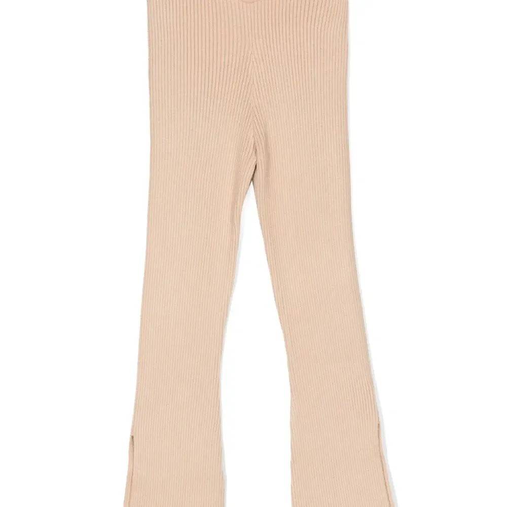 Брюки в рубчик с логотипом