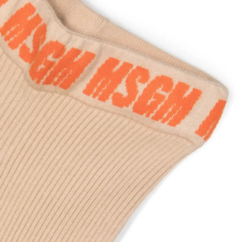 Брюки в рубчик с логотипом