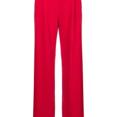 Бархатные брюки прямого кроя