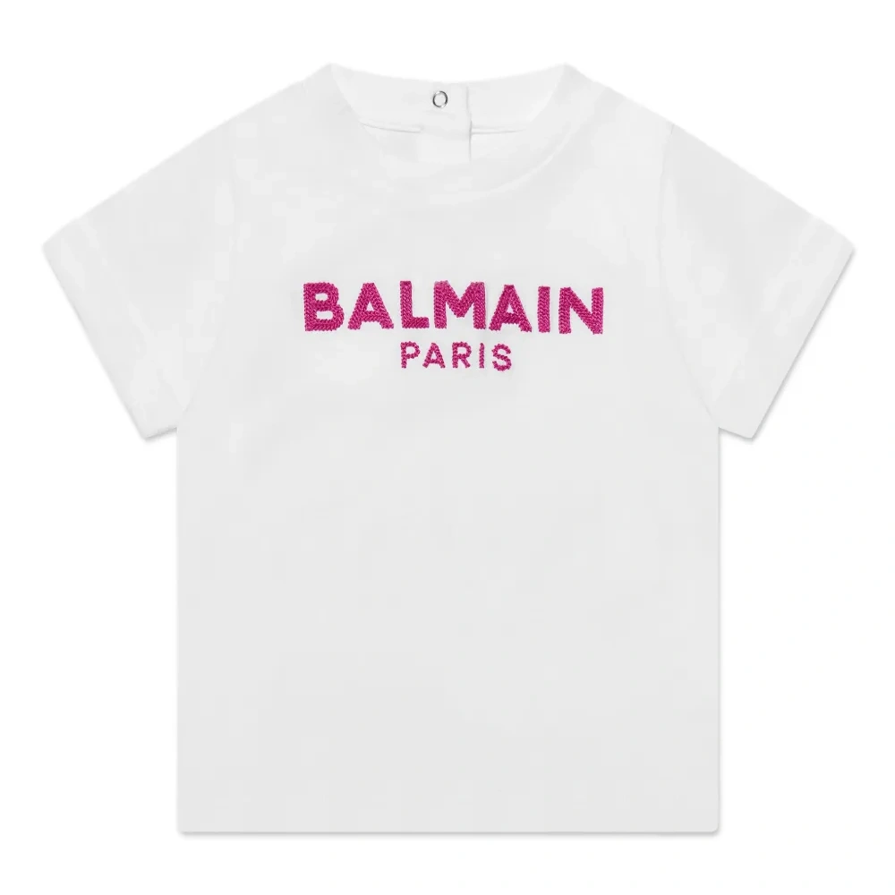 Logo-embroidered cotton T-shirt