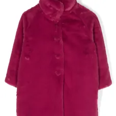 шуба из искусственного меха на пуговицах шуба из искусственного меха на пуговицах