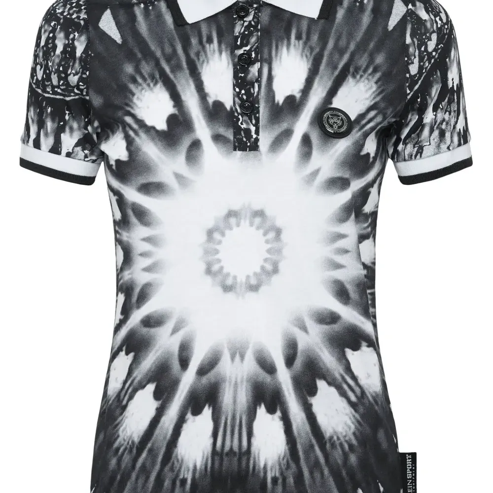 Рубашка поло с графичным принтом