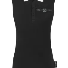 Рубашка поло без рукавов