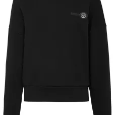 Укороченная толстовка с круглым вырезом