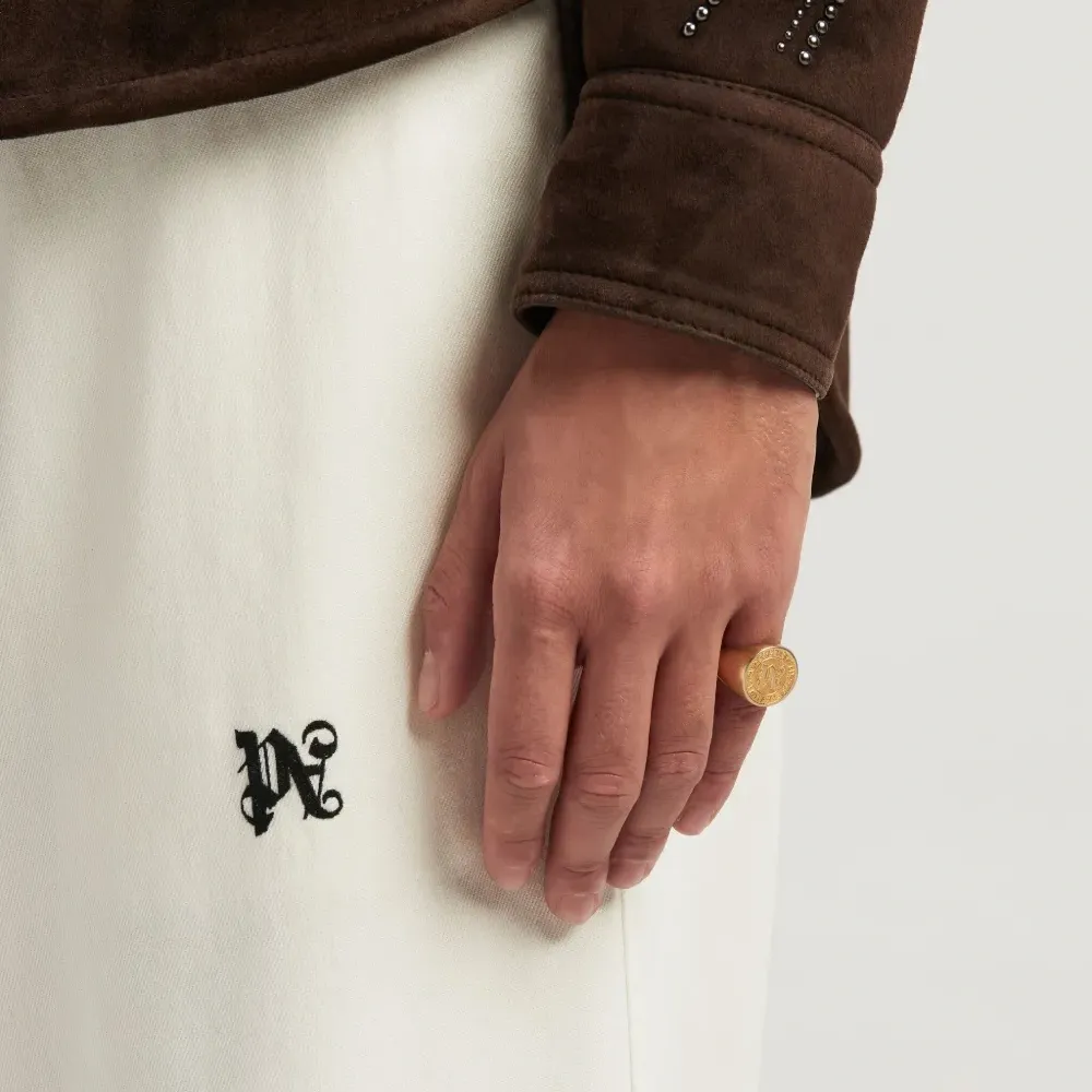 Монограммное розовое кольцо Монограммное розовое кольцо