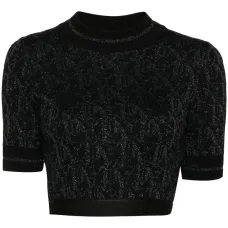 Жаккардовая футболка с монограммой