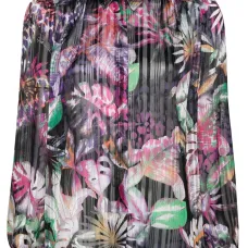 Рубашка с эффектом металлик и принтом Рубашка с эффектом металлик и принтом