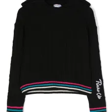 Джемпер с капюшоном и вышитым логотипом Джемпер с капюшоном и вышитым логотипом