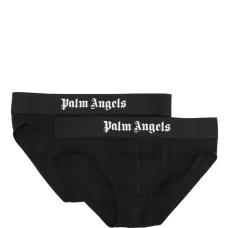 Комплект из двух трусов-брифов с логотипом