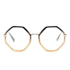 массивные очки в геометричной оправе