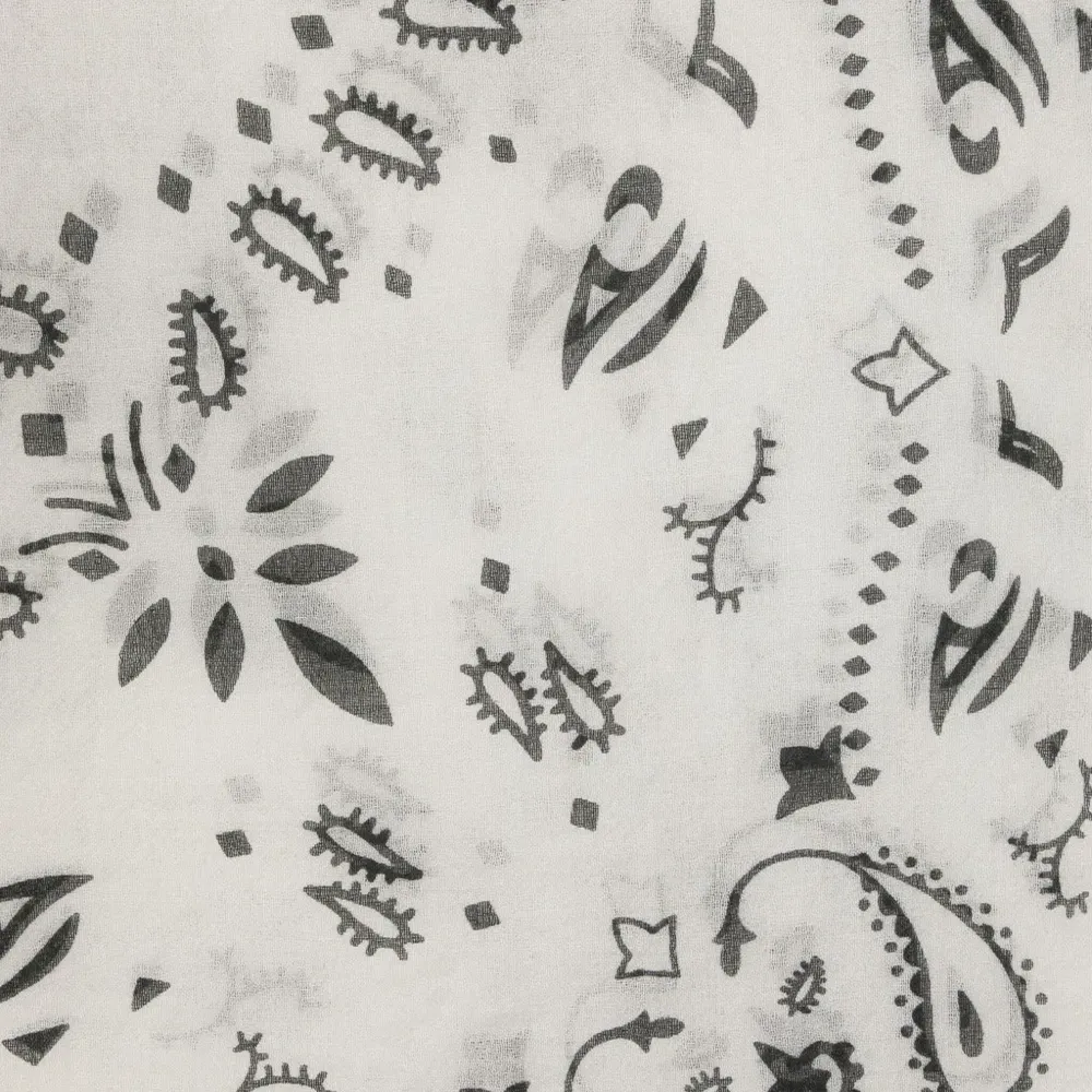 Кашемировый шарф с принтом