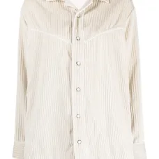 Вельветовая рубашка с длинными рукавами