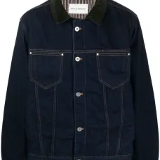 Джинсовая куртка с нашивкой-логотипом