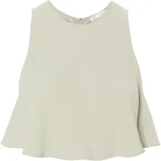 Укороченный креповый топ