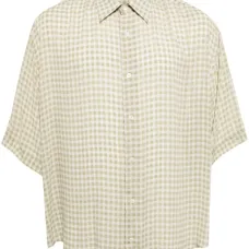 Рубашка в клетку гингем