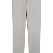 Брюки строгого кроя из вирджинской шерсти