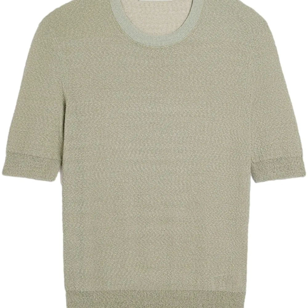 Фактурный топ с круглым вырезом