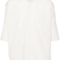 Рубашка с воротником-стойкой