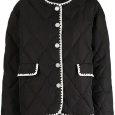 Стеганый жакет на пуговицах Стеганый жакет на пуговицах