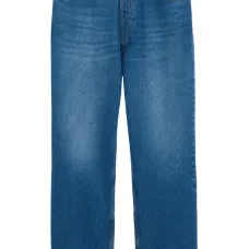 Прямые джинсы свободного кроя