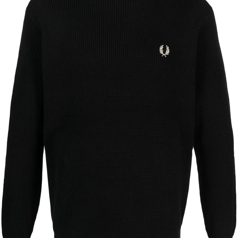 Фактурный джемпер с вышитым логотипом