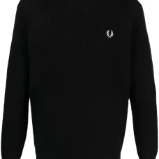 Фактурный джемпер с вышитым логотипом