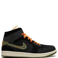 Кроссовки Air Jordan 1 Mid SE Craft Anthracite/Light Olive Кроссовки Air Jordan 1 Mid SE Craft Anthracite/Light Olive