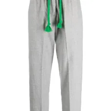 Прямые брюки с поясом