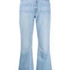 Расклешенные джинсы средней посадки