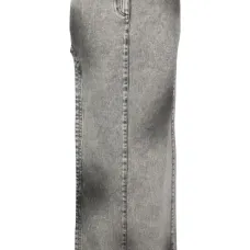 Джинсовая юбка с эффектом потертости Джинсовая юбка с эффектом потертости