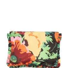Клатч на молнии с цветочным принтом