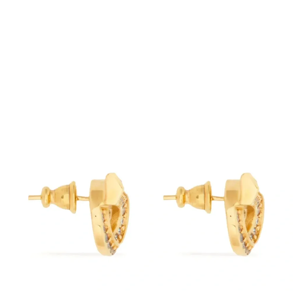 Серьги Gancini со стразами