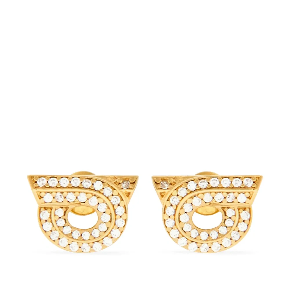 Серьги Gancini со стразами