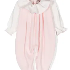 ромпер в стиле колор-блок с оборками