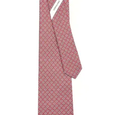 Шелковый галстук с принтом