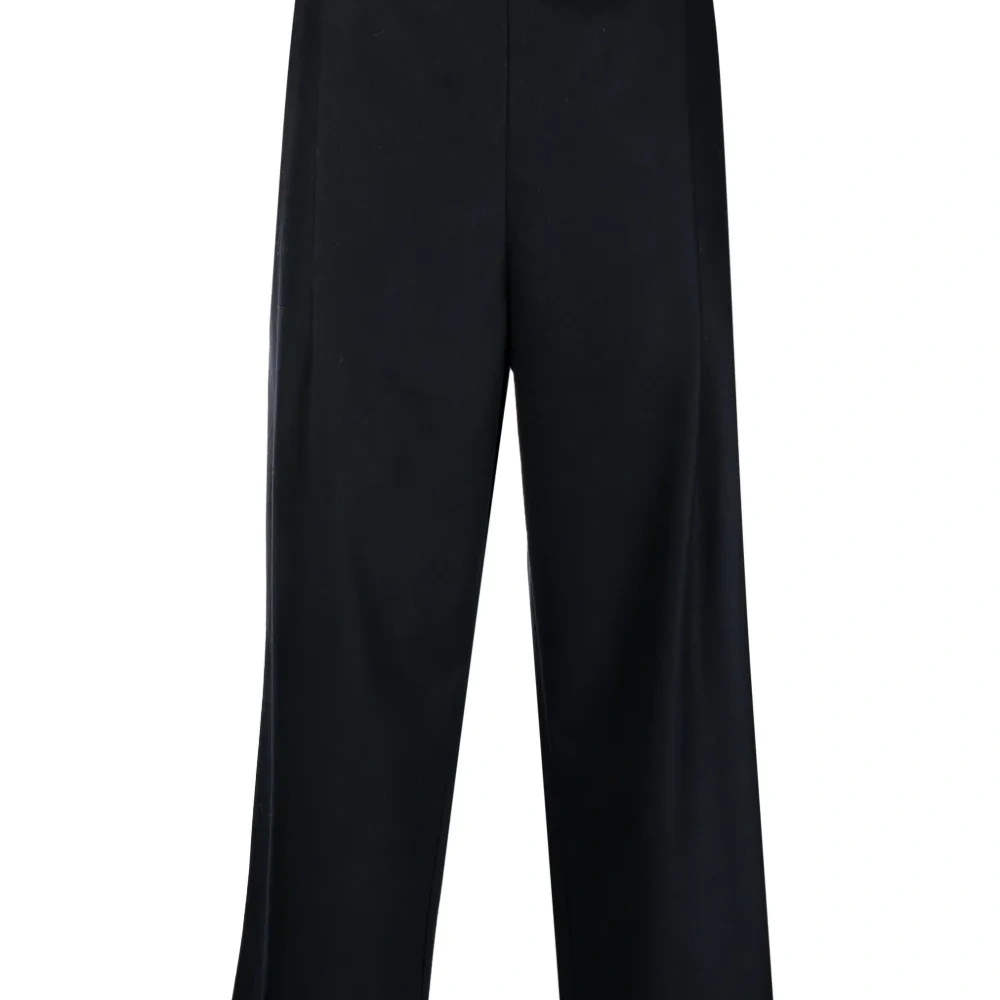 Прямые брюки с завышенной талией