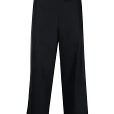 Прямые брюки с завышенной талией